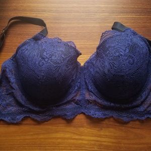 Longline Lace Balconette Bra by Thirdlove Navy 32F